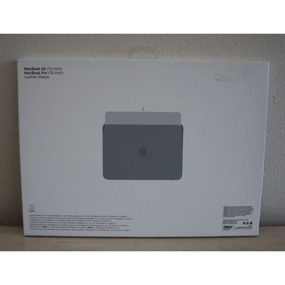 Apple MRQM2ZM/A Saddle Brown MacBook Air/MacBook Pro 13" Leather Sleeve - Picture 5 of 7